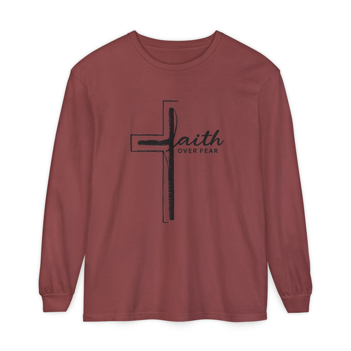 Faith Over Fear Long Sleeve T-Shirt