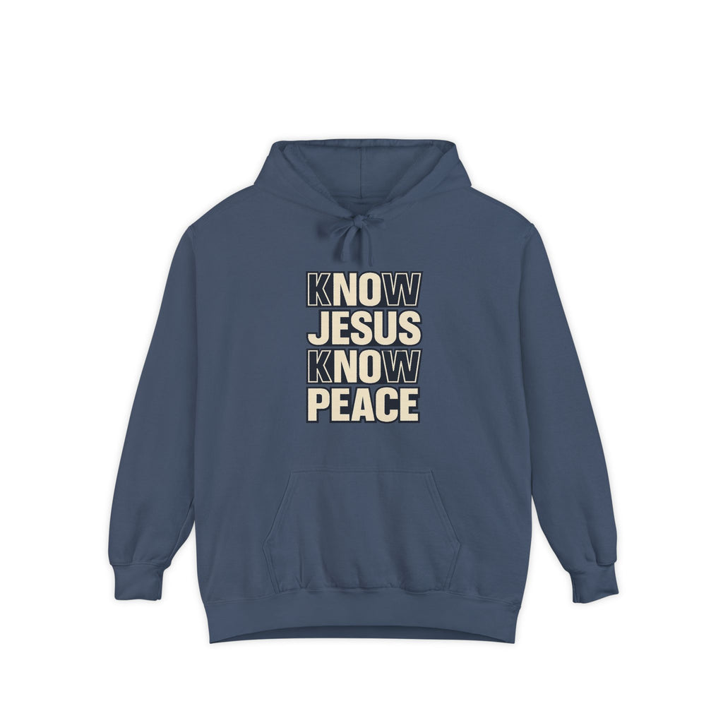 Know Jesus, Know Peace Hoodie