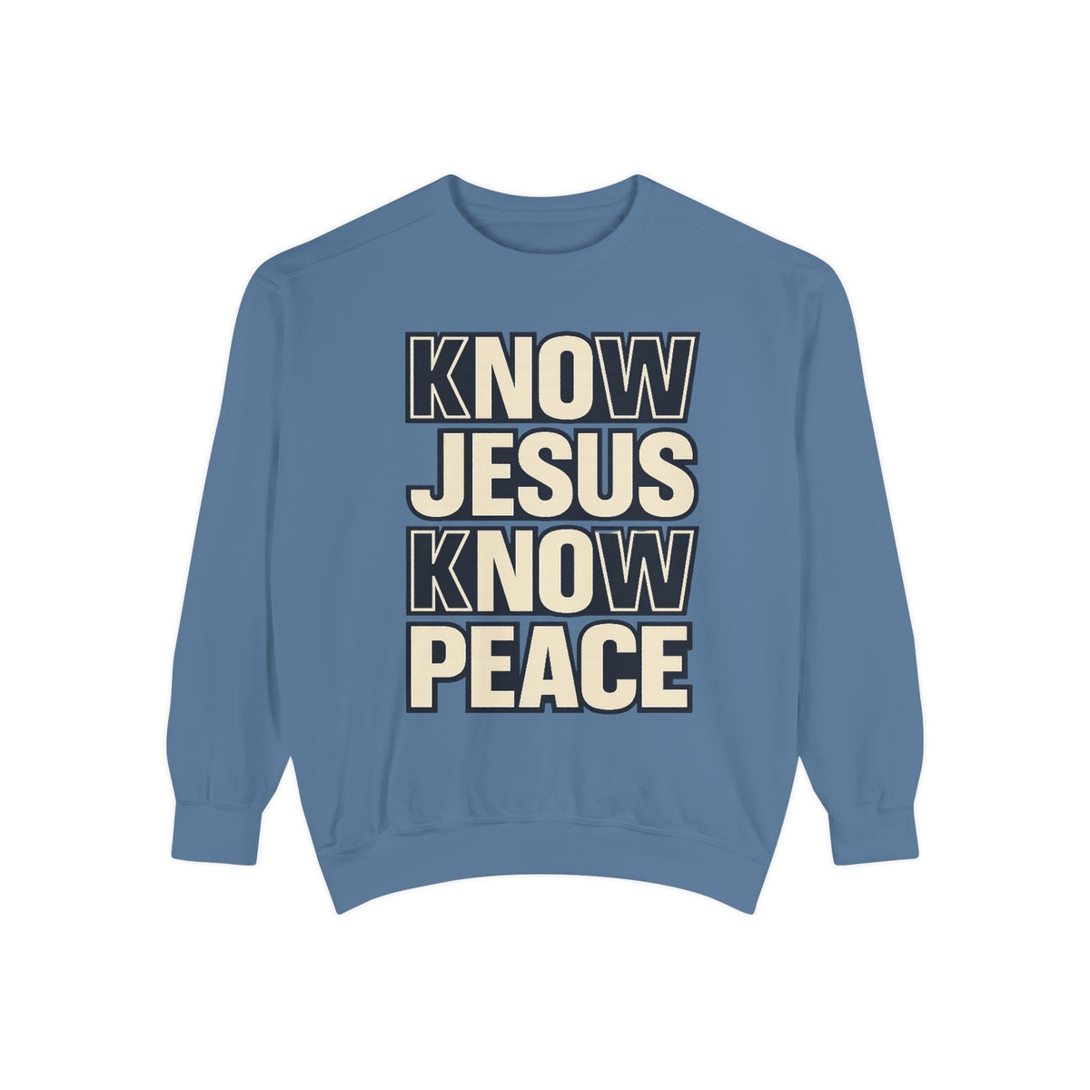 Know Jesus Know Peace Crewneck Sweatshirt