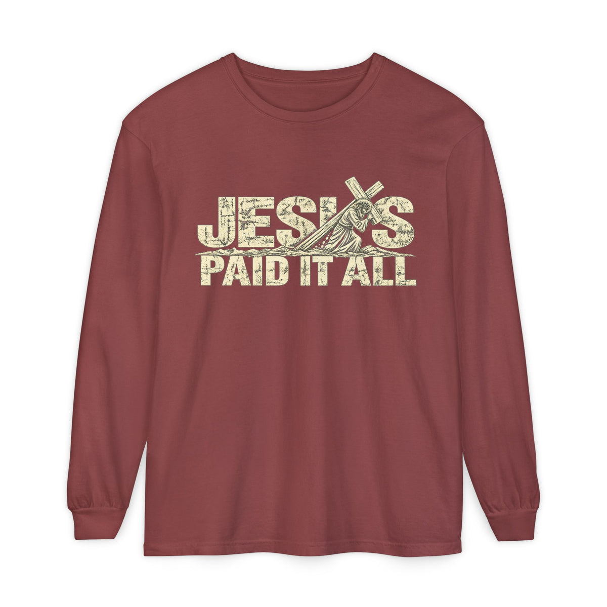 Jesus Paid It All Long Sleeve T-Shirt