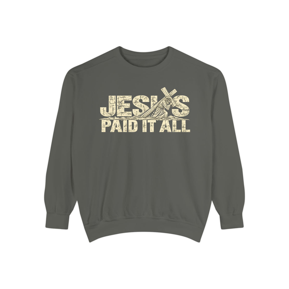 Jesus Paid It All Crewneck Sweatshirt