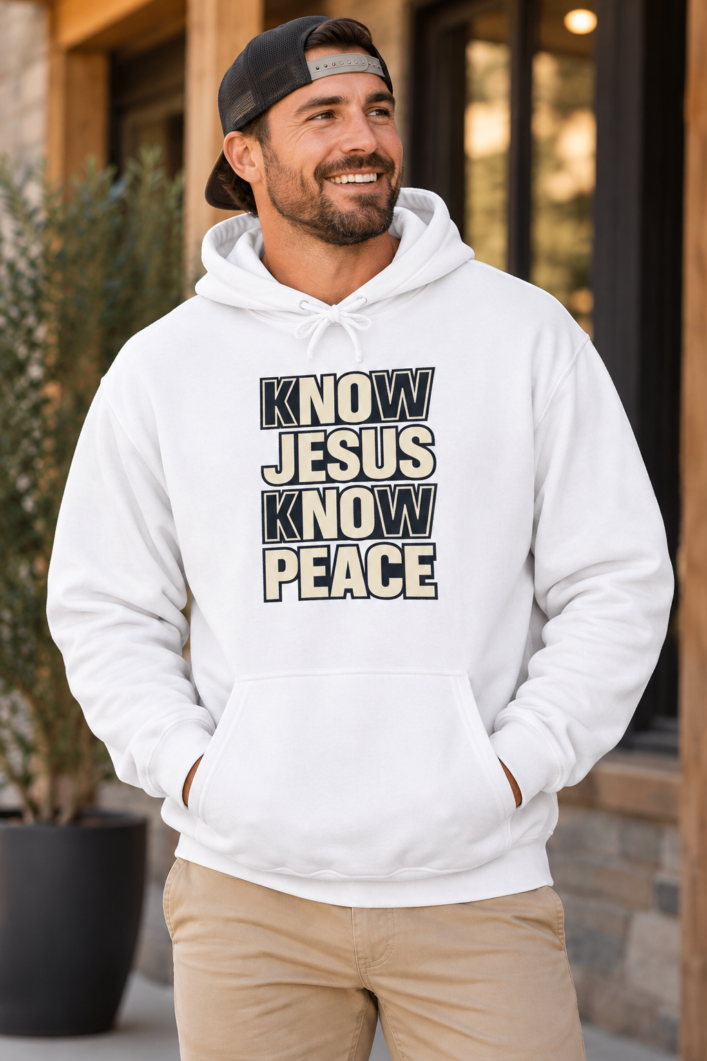 Know Jesus, Know Peace Hoodie