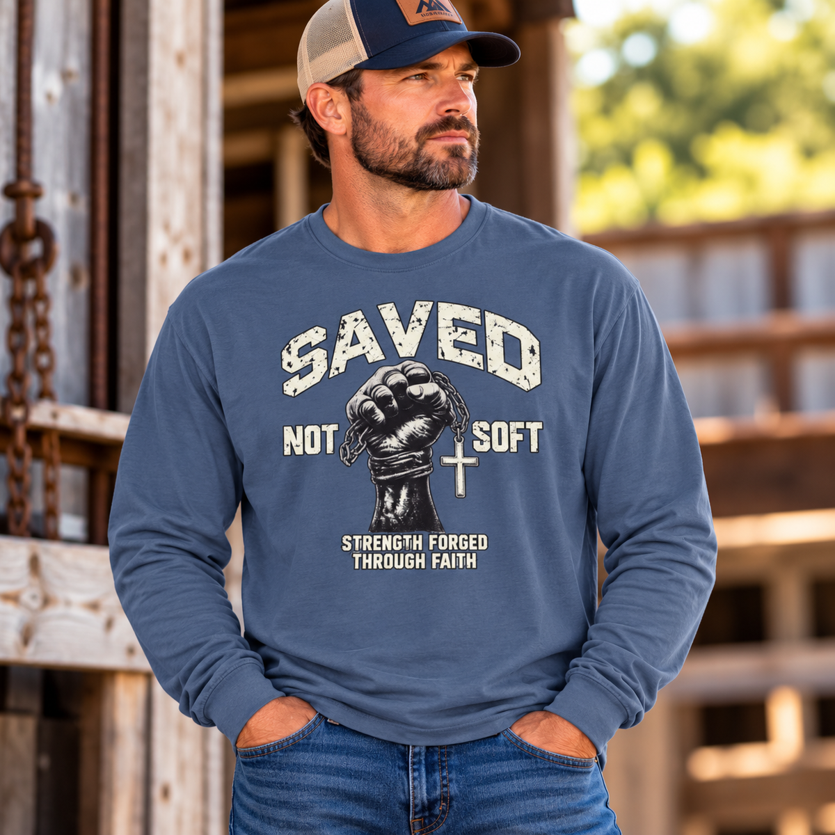 Saved Not Soft Long Sleeve T-Shirt