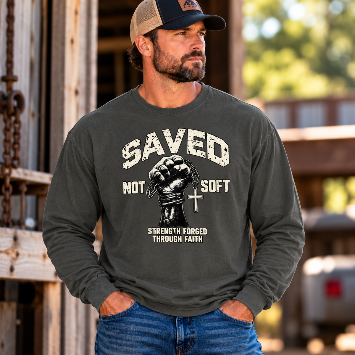 Saved Not Soft Long Sleeve T-Shirt