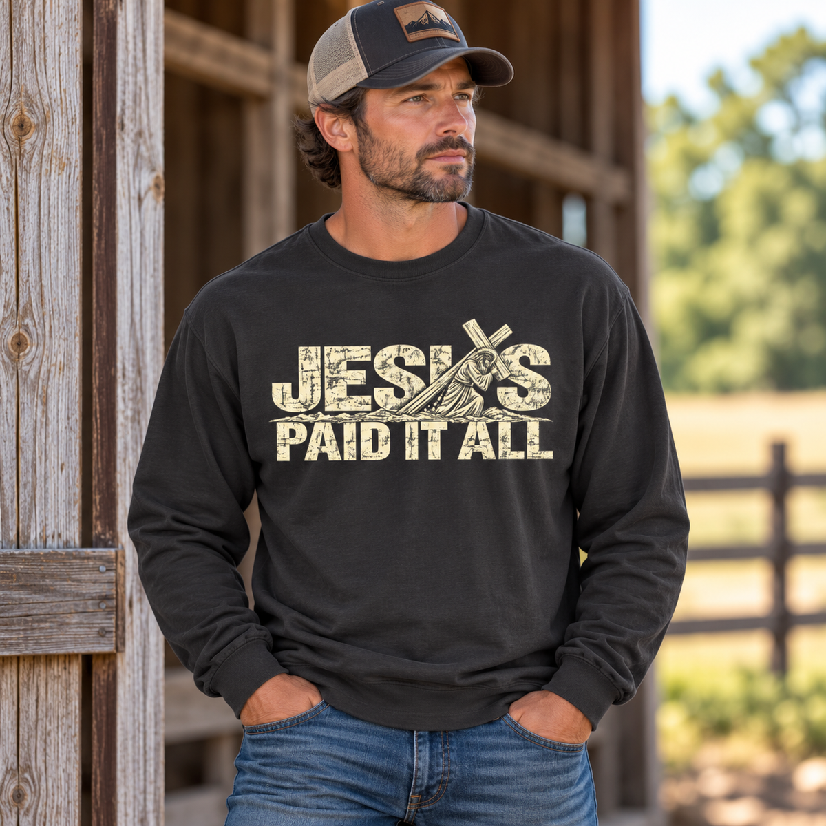 Jesus Paid It All Long Sleeve T-Shirt