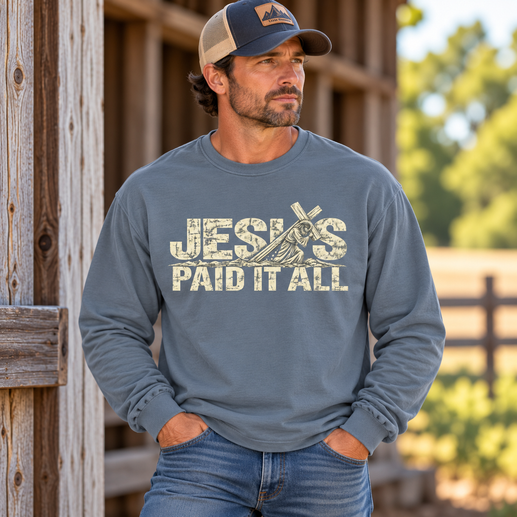Jesus Paid It All Long Sleeve T-Shirt