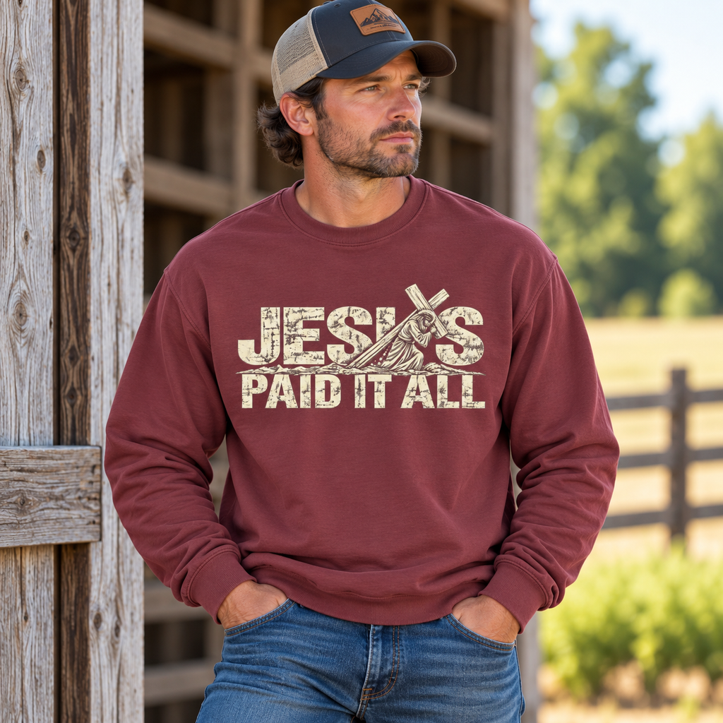 Jesus Paid It All Long Sleeve T-Shirt