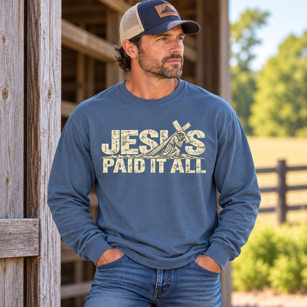 Jesus Paid It All Long Sleeve T-Shirt