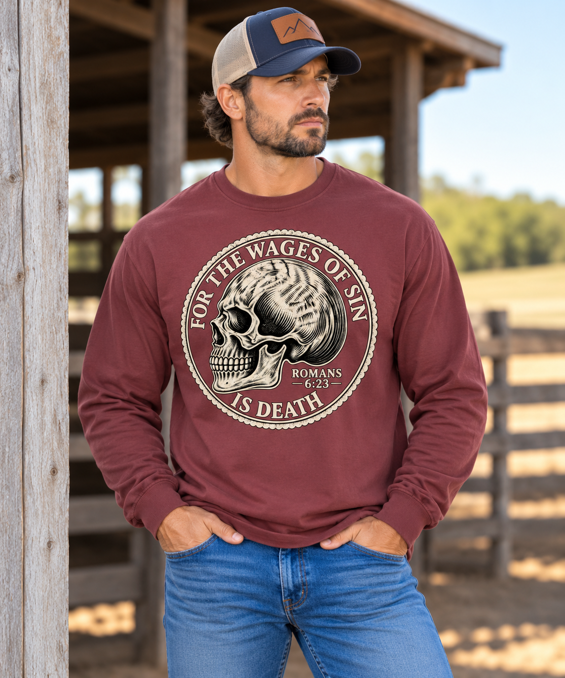 For The Wages Of Sin Long Sleeve T-Shirt