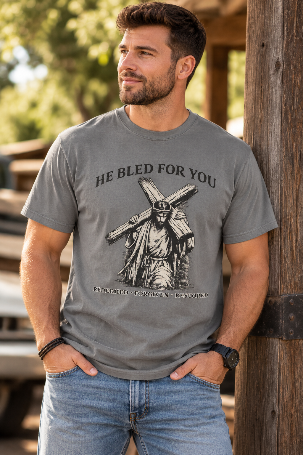 He Bled For You Tshirt