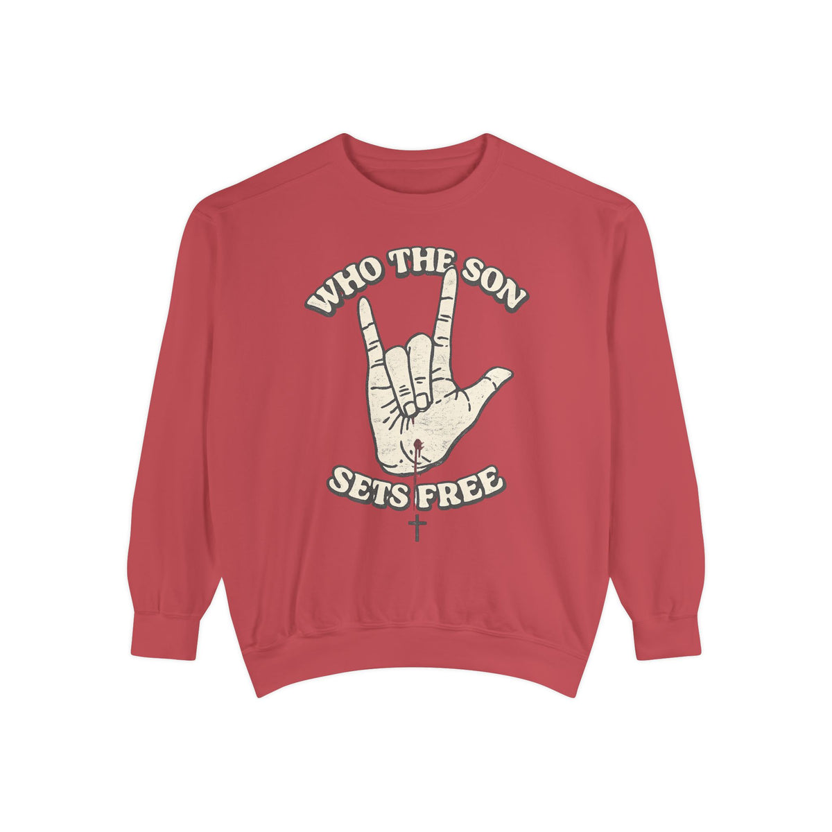 Who The Son Sets Free Crewneck Sweatshirt