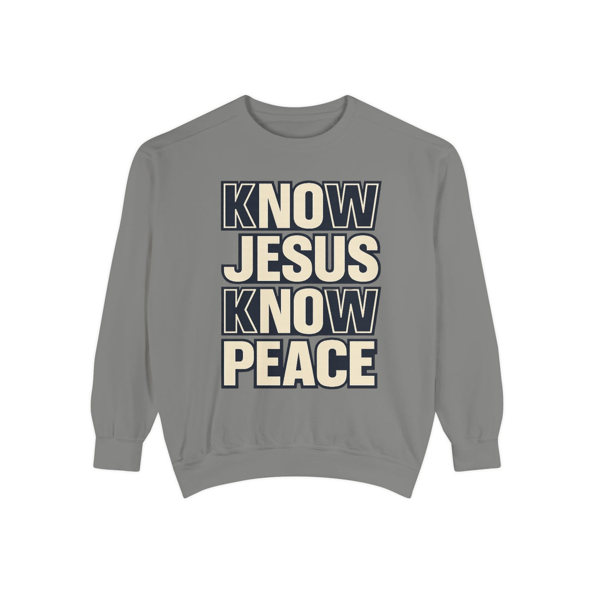 Know Jesus Know Peace Crewneck Sweatshirt