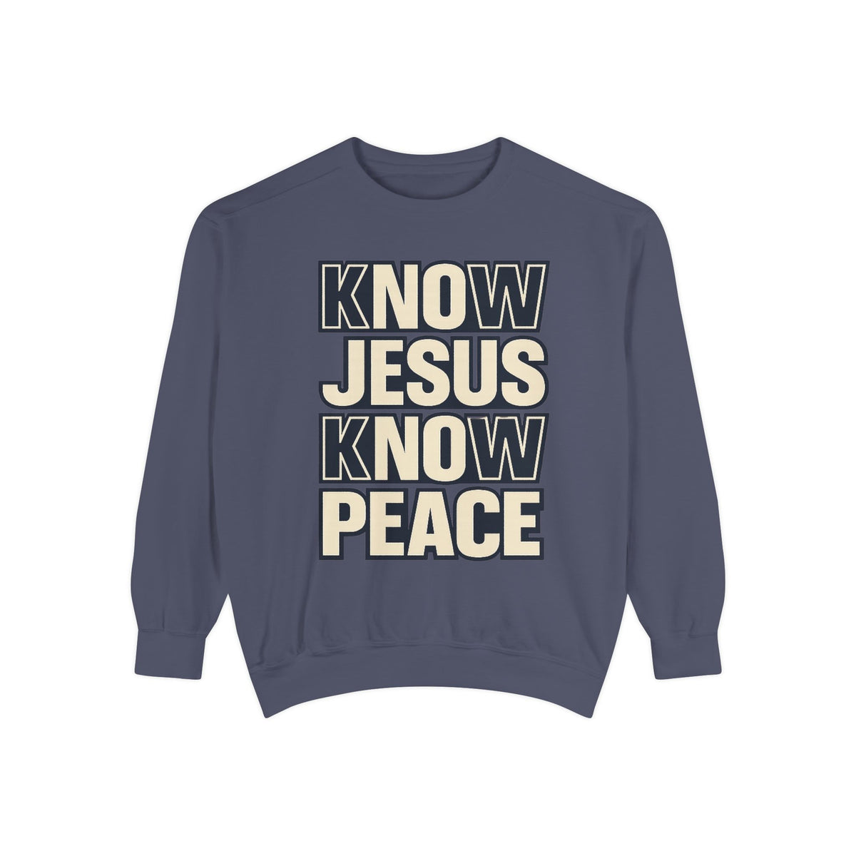 Know Jesus Know Peace Crewneck Sweatshirt